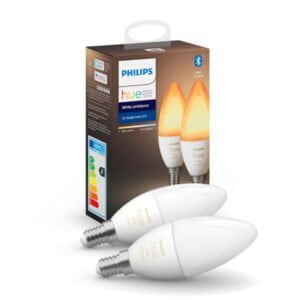 Philips Hue - E14 2-Pack Bulb - White Ambience - Bluetooth - 929002294402