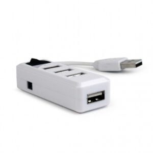 Gembird UHB-U2P4-21 - USB 2.0 - USB 2.0 - Blanc - 0