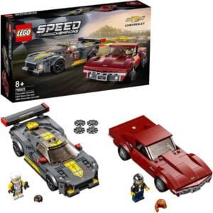 LEGO Speed Champions - Corvette C8.R et Corvette 1968 C7 - 76903 - Shoppydeals.fr