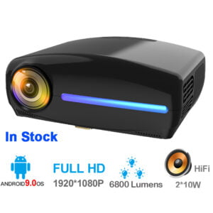 Vidéoprojecteur LED Design Full HD Compatible Avec Android 9.0 - Shoppy Deals