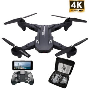 Dron profesional con cámara 4K HD, cuadricóptero RC plegable - Shoppy Deals