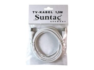 Suntac TV Cable 1.5m - Blanco