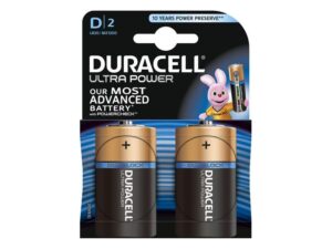 Pack de 2 piles Duracell Alcaline Ultra Power LR20 Mono D