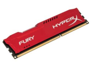 Kingston HyperX FURY Red 1600MHz DDR3 module de mémoire 8Go HX316C10FR/8
