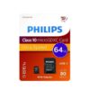 Philips MicroSDXC 64GB CL10 80mb/s UHS-I +Adapter Retail