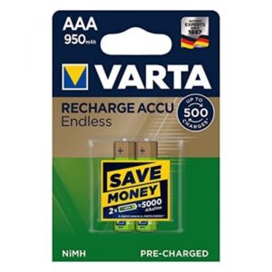 Varta Endless Recharge batterie AAA Micro Ni-MH 950 mAh (confezione da 2) 56683 101 402