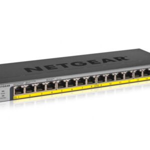 Netgear Switch 16x1000 PoE+ 76W lüfterlos Rack - GS116LP-100EUS