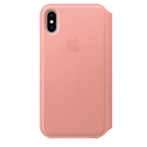 Apple iPhone X Leather Folio Soft Pink MRGF2ZM/A