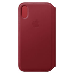 Apple iPhone XS Leather Folio RED MRWX2ZM/A
