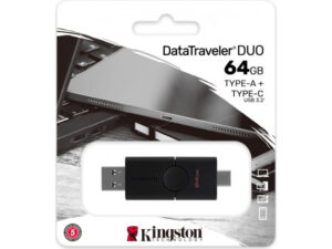 Kingston  DT Duo 64GB USB FlashDrive 3.0 DTDE/64GB
