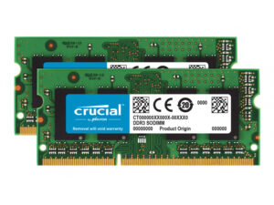 Crucial DDR3L 8GB 2x4GB SO DIMM 204-PIN CT2KIT51264BF160B
