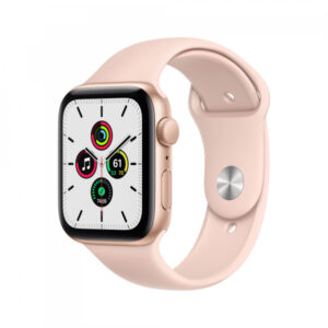 Apple Watch SE Gold Aluminium 44mm Pink Sand Sport Band DE MYDR2FD/A