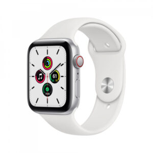 Apple Watch SE Silver Aluminium 4G White Sport Band DE MYEV2FD/A