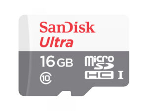 SanDisk carte mémoire MicroSDHC Ultra 16GB SDSQUNS-016G-GN3MN