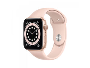 Apple Watch Series 6 GPS 44mm Gold Alu Case Pink Sport Band - M00E3FD/A