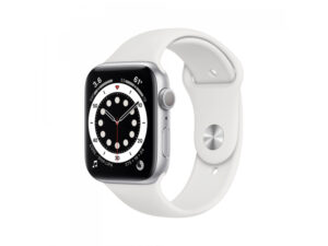 Apple Watch Series 6 GPS 44mm Silver Alu Case White Sport Band - M00D3FD/A