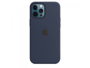 Apple iPhone 12 Pro Max Silicone Case with MagSafe - Deep Navy - MHLD3ZM/A