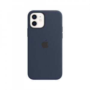 Apple iPhone 12/12 Pro Silicone Case with MagSafe - Deep Navy - MHL43ZM/A