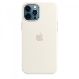 Apple iPhone 12 Pro Max Silicone Case with MagSafe - White - MHLE3ZM/A