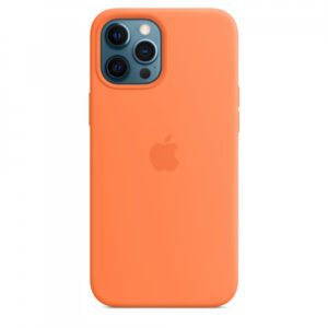 Apple iPhone 12 Pro Max Silicone Case with MagSafe - Kumquat - MHL83ZM/A