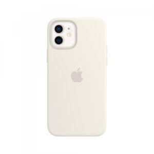 Apple Silikon Case mit MagSafe für iPhone 12/12 Pro white- MHL53ZM/A