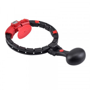 Adjustable Hula Hoop with bag (Red-Black)