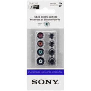 Sony Coussinets en caoutchouc de remplacement pour écouteurs intra-auriculaire noir - EPEX10AB.AE