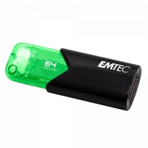 USB FlashDrive 64GB EMTEC B110 Click Easy (Grün) USB 3.2 (20MB/s)