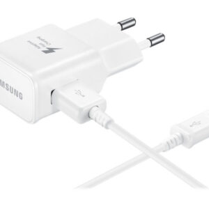 Samsung Schnellladegerät + Kabel micro USB White Retail EP-TA20EWEUGWW