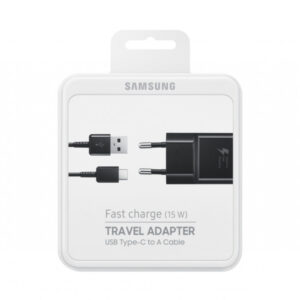 Samsung Travel Charger ohne Kabel 15W Schwarz EP-TA20EBENGEU