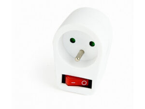 EnerGenie Switchable plug-in French AC socket (White) EG-AC1F-01-W