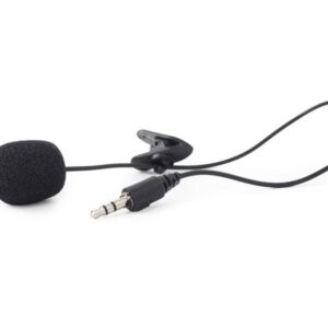 Gembird 3.5 mm Clip-Mikrofon zum Anstecken schwarz MIC-C-01