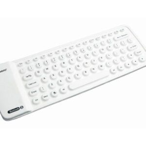 Gembird Flexible Bluetooth Tastatur 81 Tasten US layout KB-BTF1-W-US