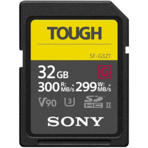 Sony SDHC G Tough series 32GB UHS-II Class 10 U3 V90 - SF32TG