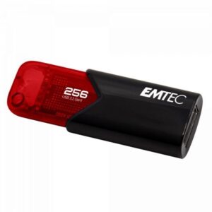 Clé USB  256GB EMTEC B110 Click Easy (Rouge) USB 3.2 (20MB/s)