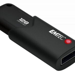 Clé USB  128GB EMTEC B120 Click Secure USB 3.2 (100MB/s)