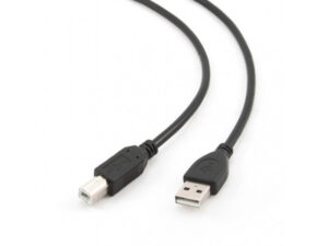 CableXpert USB 2.0 fiche AM vers fiche BM Noir CCP-USB2-AMBM-1M