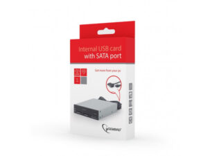 Gembird Lecteur/graveur de carte USB interne avec port SATA