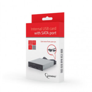 Gembird Lecteur/graveur de carte USB interne avec port SATA