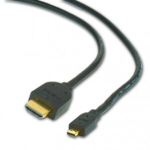CableXpert Câble HDMI mâle vers micro D-mâle noir 1