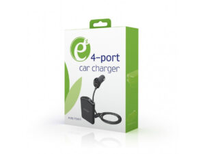 EnerGenie Chargeur pour automobile AV ou AR avec 4 ports