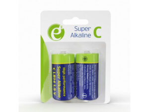 EnerGenie Alkalische C-Zellen-Batterie 2er-Pack EG-BA-LR14-01