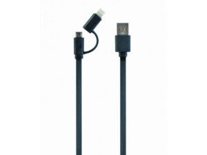 Câble combo USB CableXpert 1m CC-USB2-AMLM2-1M