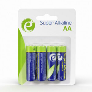 Batterie alcaline AA EnerGenie LR06 - Confezione da 4 - EG-BA-AA4-01