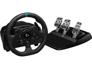 Logitech G G923 - Steering wheel + pedals - PC - PlayStation 4 - 900° - Wired - USB - Black 941-000149