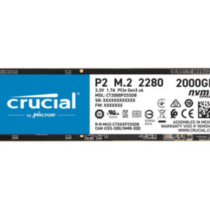 Crucial P2 - 2000 Go - M.2 - 2400 Mo/s CT2000P2SSD8
