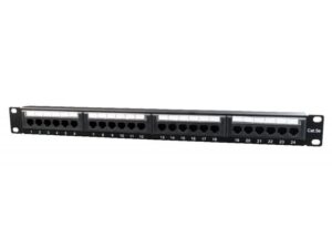 CableXpert Cat.5E 24 ports panneau de brassage gestion des câbles arrière NPP-C524CM-001