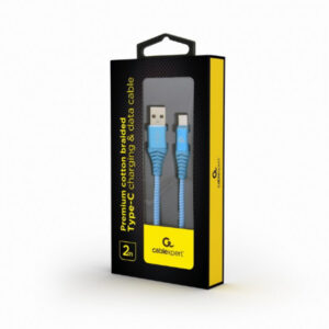 Câble de chargement USB CableXpert Type-C 2 m CC-USB2B-AMCM