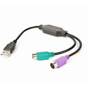 Convertisseur CableXpert USB vers PS/2 UAPS12-BK