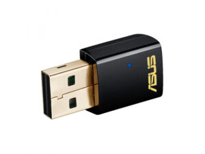 ASUS USB-AC51 - Sans fil - USB - WLAN - Wi-Fi 5 (802.11ac) - 433 Mbit/s - Noir 90IG00I0-BM0G00